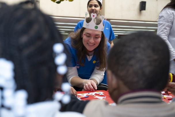 Children doing activities 